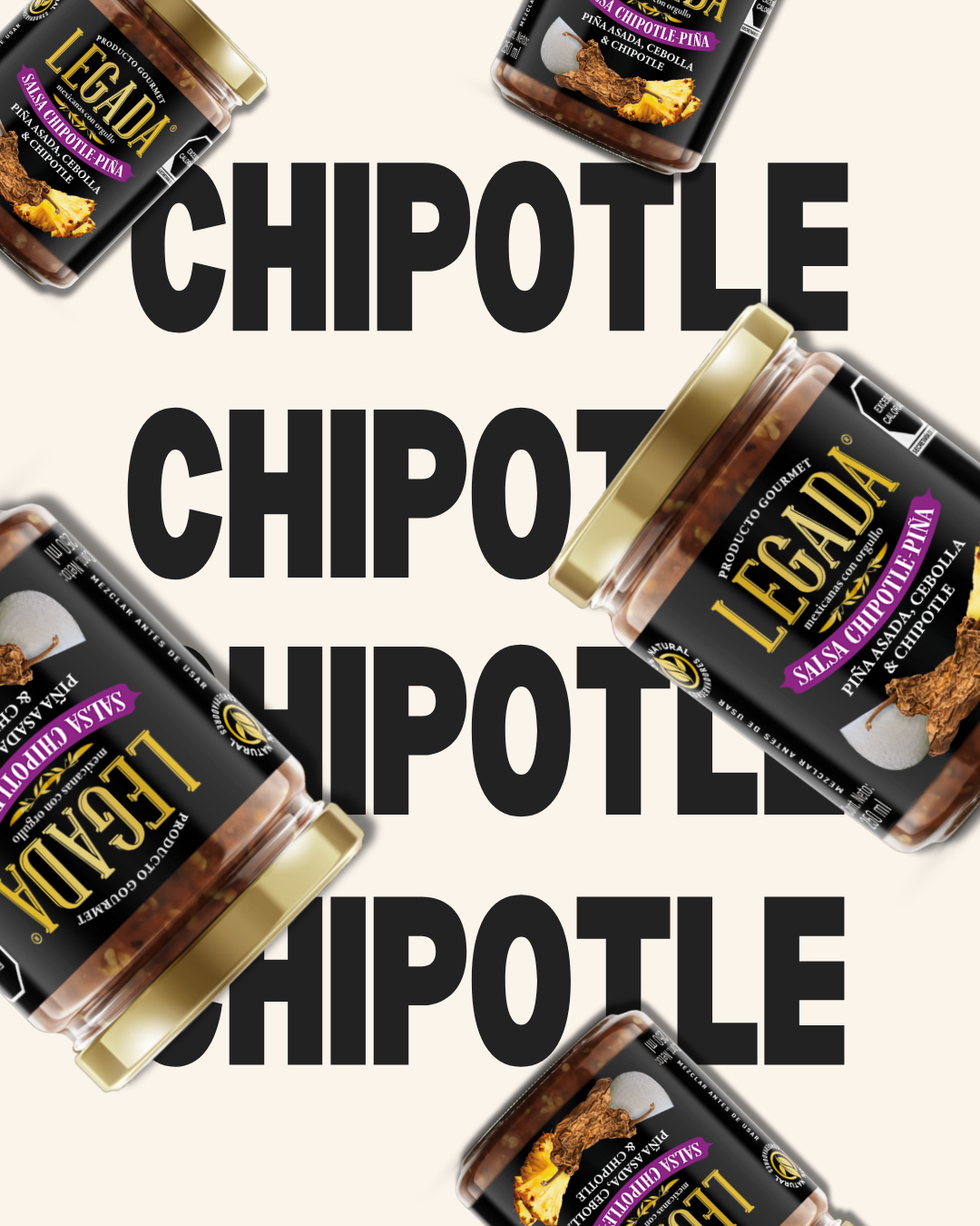 NUEVA Salsa chipotle piña - dulce y picante