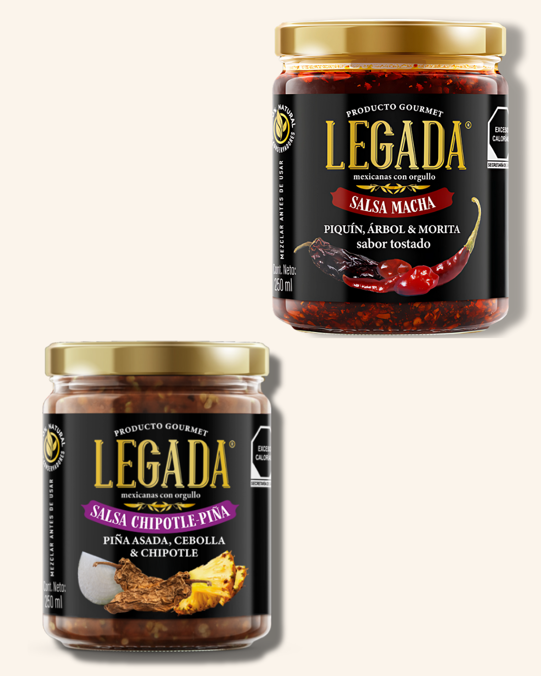 Duo - Salsa Macha y Chipotle
